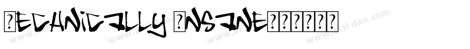 Technically Insane字体转换